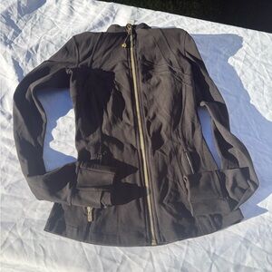 lululemon athletica Black Utility Jacket with Gold Zipper